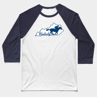 Kentucky Horse Racing Design Baseball T-Shirt